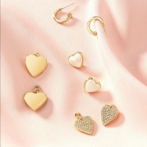 Stella & Dot Hearts Beat as One Earrings